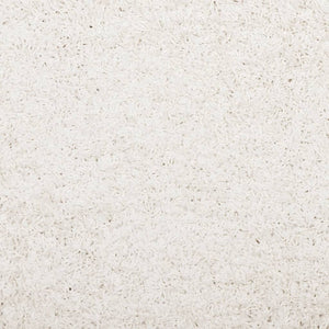 Shaggy Teppich Creme Ø 200 cm