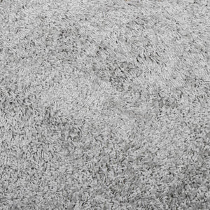 Grauer Shaggy Teppich 80x250 cm