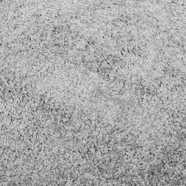 Grauer Shaggy Teppich 80x250 cm