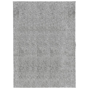 Grauer Shaggy Teppich 140x200 cm