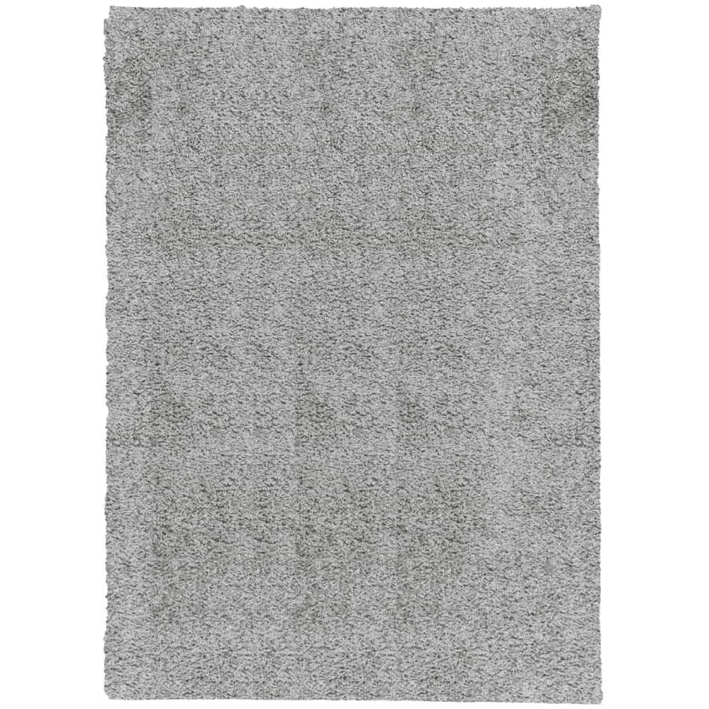Grauer Shaggy Teppich 200x280 cm