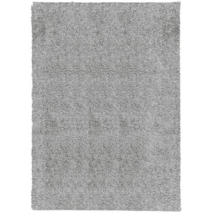 Grauer Shaggy Teppich 200x280 cm