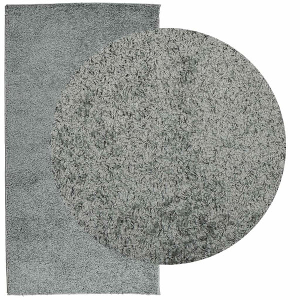 Grüner Shaggy Teppich 80x150 cm
