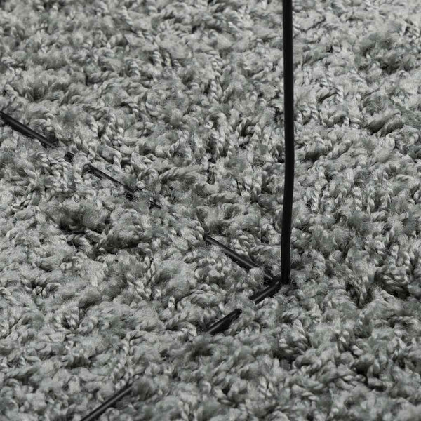 Grüner Shaggy Teppich 80x150 cm