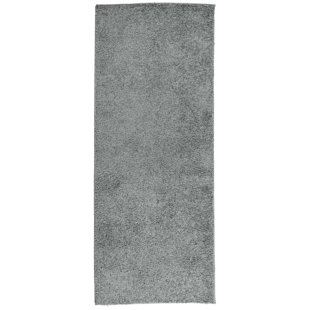Grüner Shaggy Teppich 80x200 cm