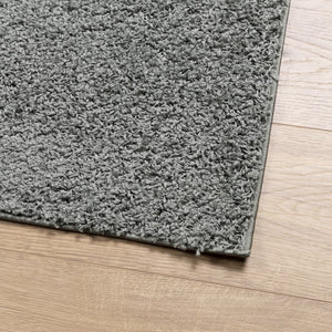 Grüner Shaggy Teppich 80x250 cm