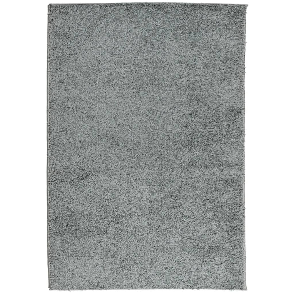 Grüner Shaggy Teppich, 120x170 cm