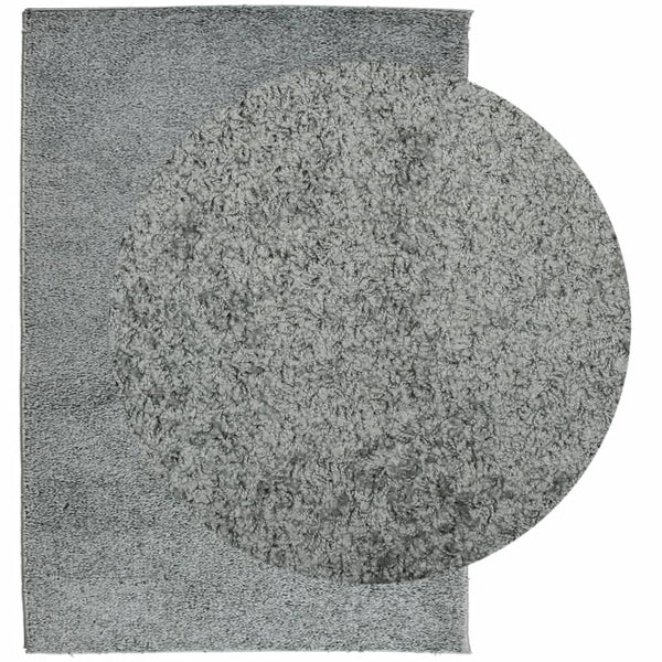 Grüner Shaggy Teppich, 120x170 cm