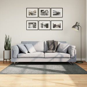 Grüner Shaggy Teppich, 120x170 cm