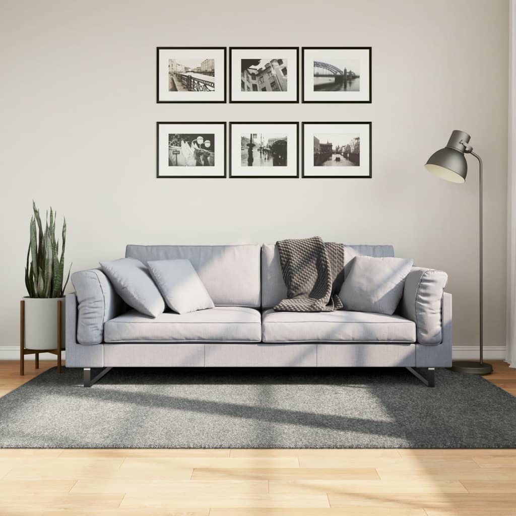 Grüner Shaggy Teppich 140x200 cm