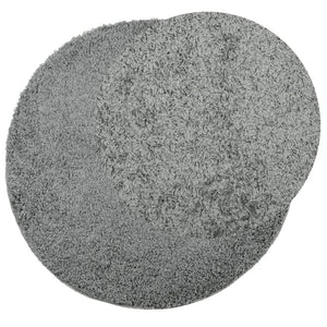 Grüner Shaggy Teppich, Ø 100cm