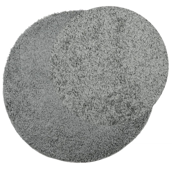 Grüner Shaggy Teppich, Ø 100cm
