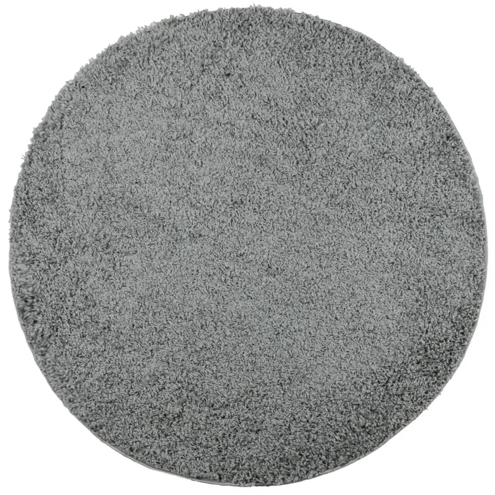 Grüner Shaggy Teppich Ø 120cm