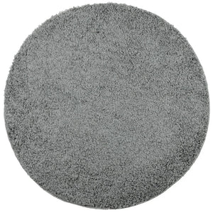 Grüner Shaggy Teppich Ø 120cm