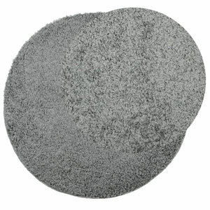 Grüner Shaggy Teppich Ø 120cm