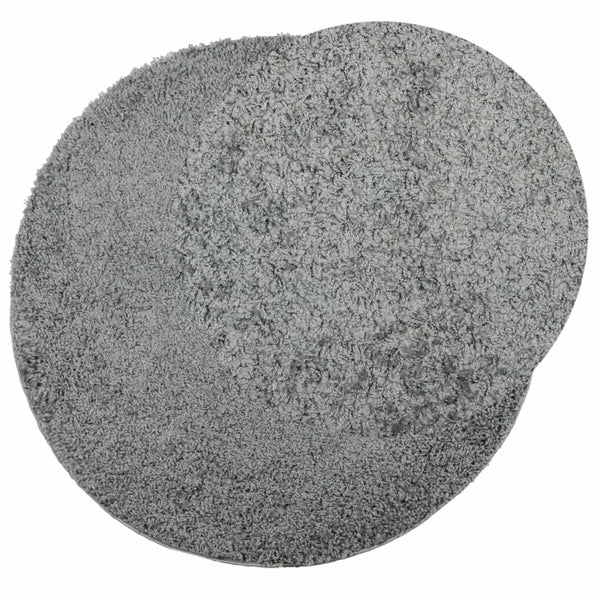 Grüner Shaggy Teppich Ø 120cm