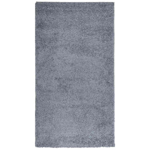 Blauer Shaggy Teppich, 80x150 cm