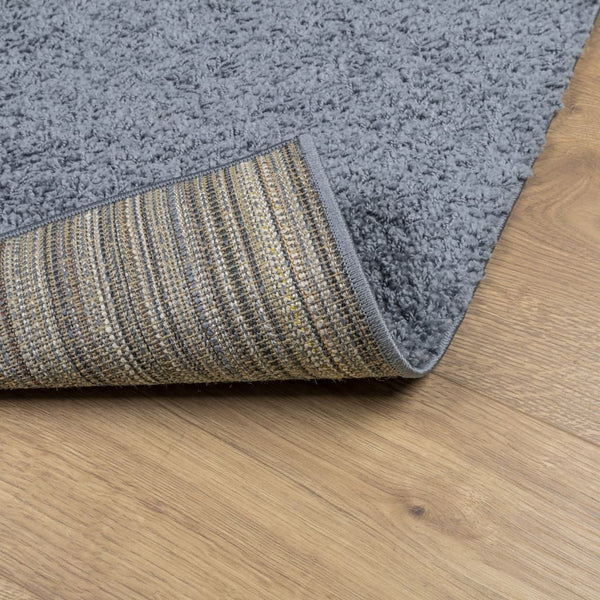 Blauer Shaggy Teppich, 140x200 cm