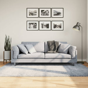 Blauer Shaggy Teppich, 140x200 cm