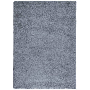 Blauer Shaggy Teppich, Hochflor, 200x280 cm