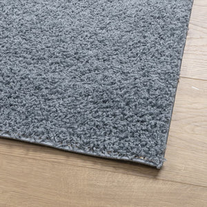 Blauer Shaggy Teppich Hochflor 240x340 cm