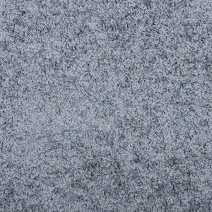Blauer Shaggy Teppich Ø 100cm