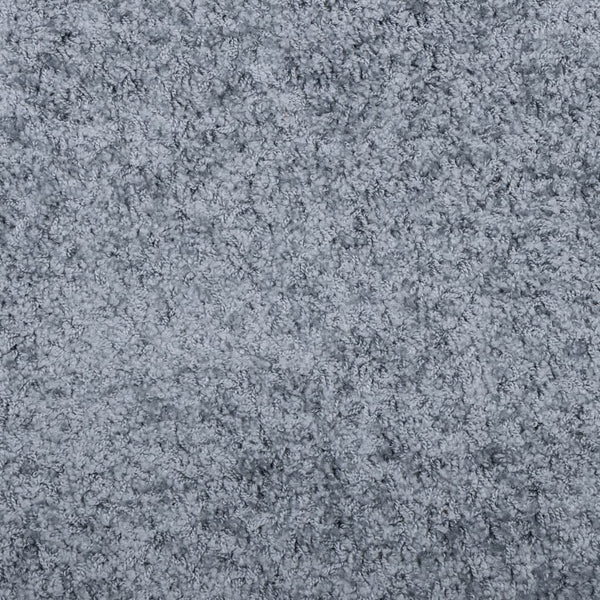 Blauer Shaggy Teppich Ø 100cm
