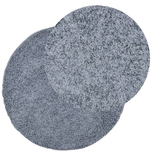 Blauer Shaggy Teppich Ø 280 cm