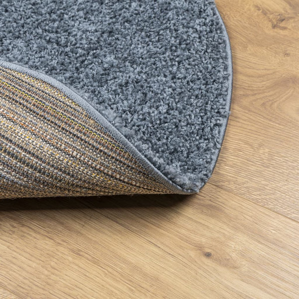 Blauer Shaggy Teppich Ø 280 cm