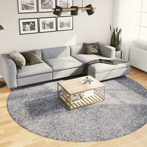 Blauer Shaggy Teppich Ø 280 cm