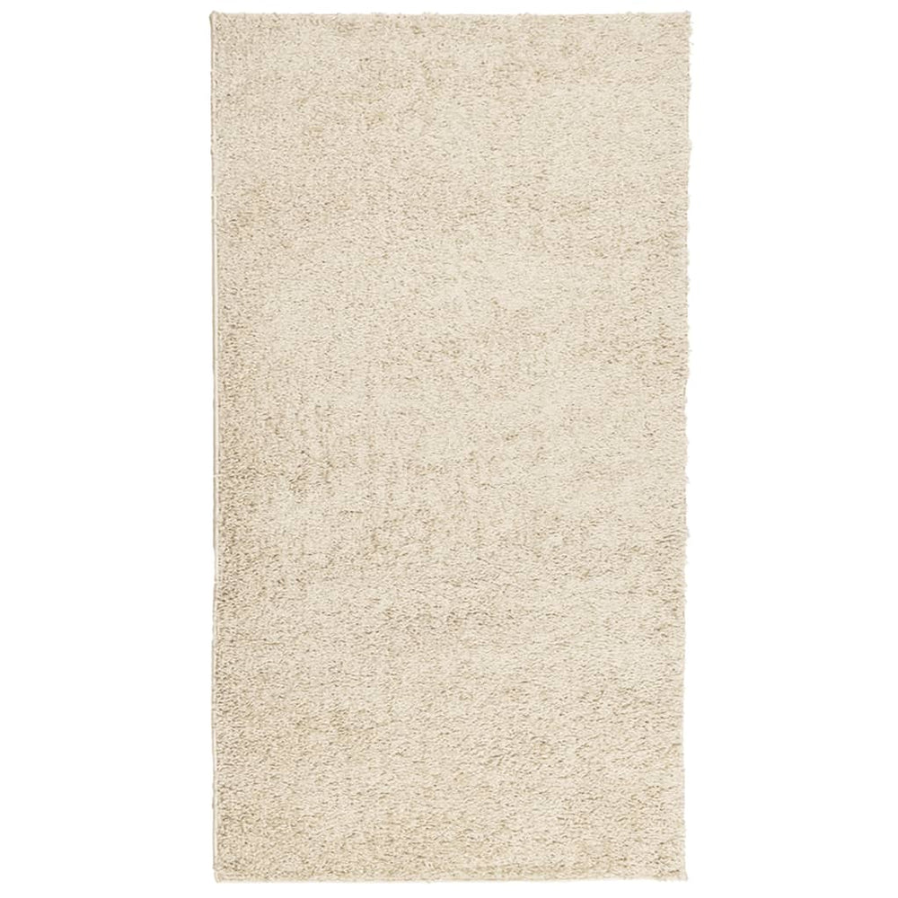 Goldener Shaggy Teppich, 60x110 cm