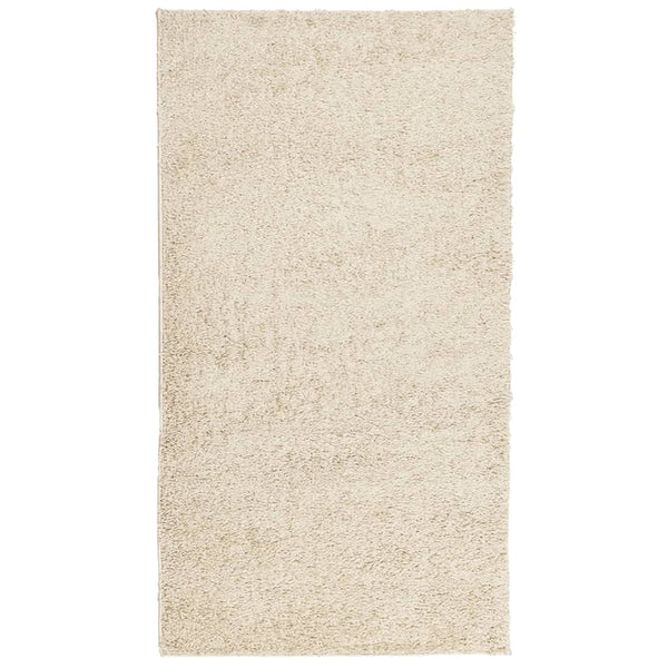 Goldener Shaggy Teppich, 60x110 cm