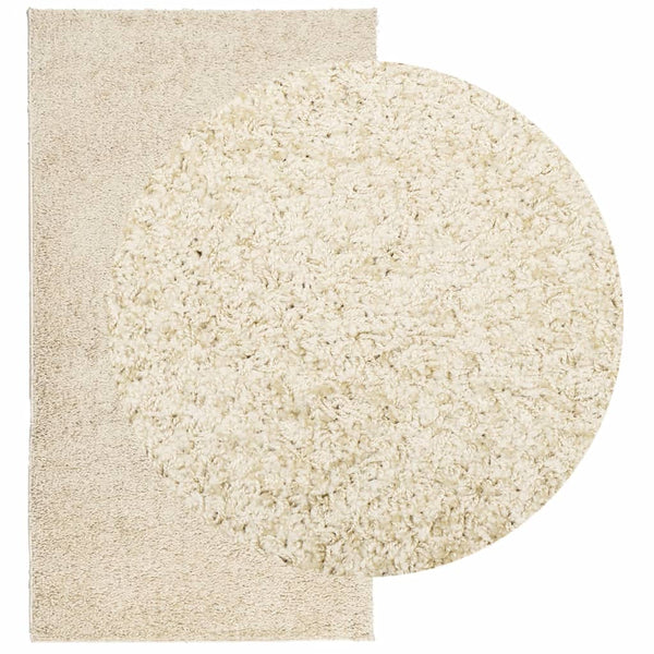 Goldener Shaggy Teppich, 60x110 cm
