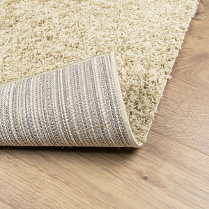 Goldener Shaggy Teppich, 60x110 cm