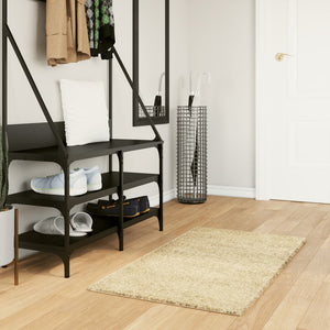 Goldener Shaggy Teppich, 60x110 cm