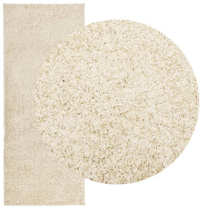 Goldener Shaggy Teppich 80x200 cm