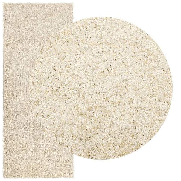 Goldener Shaggy Teppich 80x200 cm