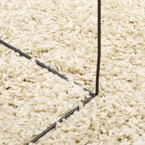 Goldener Shaggy Teppich 80x200 cm