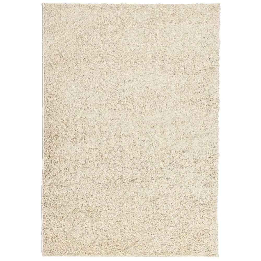 Goldener Shaggy Teppich 140x200 cm