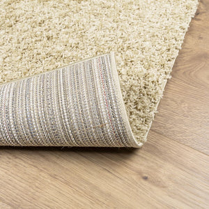 Goldener Shaggy Teppich 140x200 cm