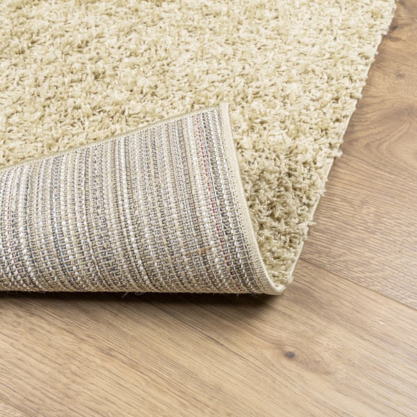 Goldener Shaggy Teppich 140x200 cm
