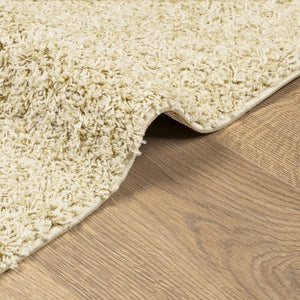 Goldener Shaggy Teppich 140x200 cm
