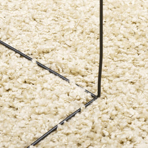 Goldener Shaggy Teppich 140x200 cm