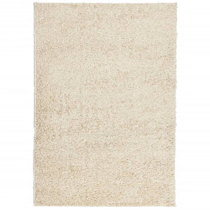 Goldener Shaggy Teppich, 160x230 cm