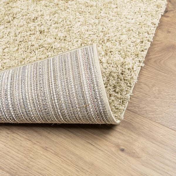 Goldener Shaggy Teppich, 160x230 cm