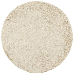 Goldener Shaggy Teppich Ø 160 cm