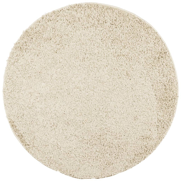 Goldener Shaggy Teppich Ø 160 cm