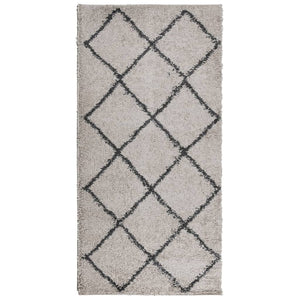 Shaggy Teppich Pamplona Beige & Anthrazit 100x200 cm