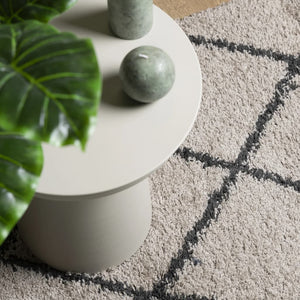 Shaggy Teppich Pamplona Beige & Anthrazit 100x200 cm