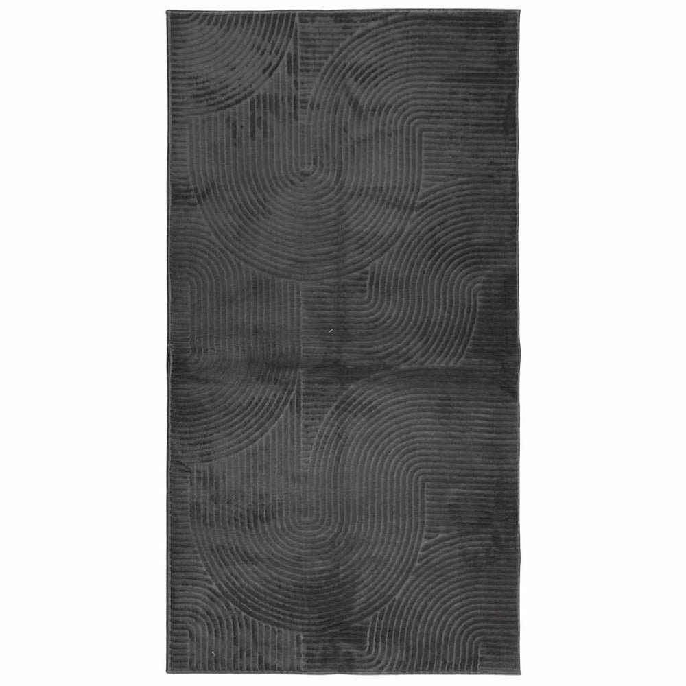 Anthrazit Teppich IZA Kurzflor 80x150 cm